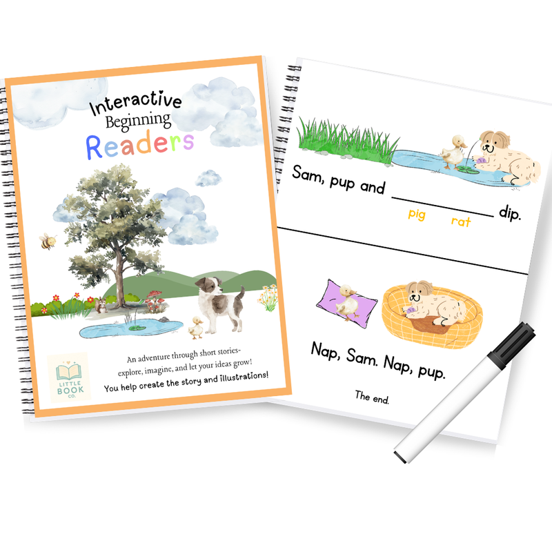 Interactive Beginning Readers: Decodable Dry-Erase Book