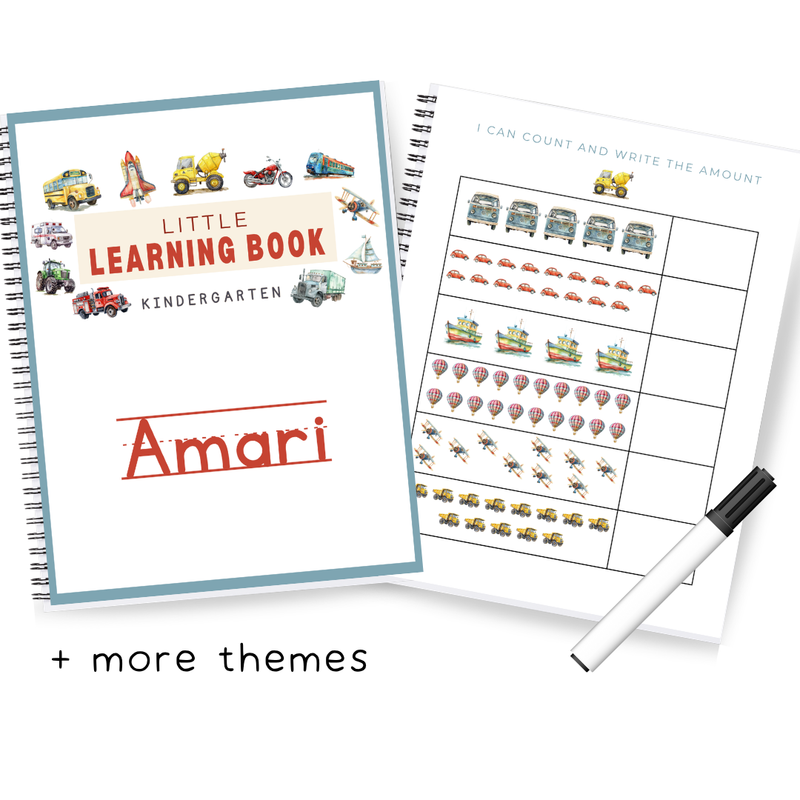 Kindergarten Personalized Learning Book