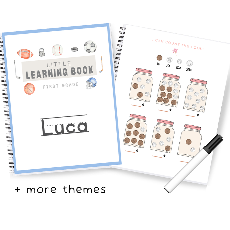 First Grade Personalized Learning Book