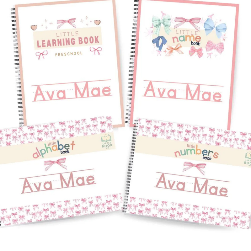 4 Book Set- Preschool Bow Collection